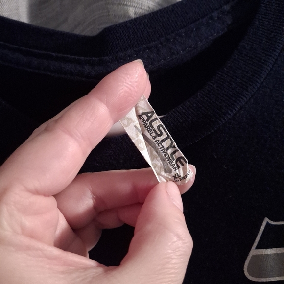 Alstyle Navy Seahawks 12th MAN Fan  Jersey Style T-Shirt Size-XL - Picture 4 of 5